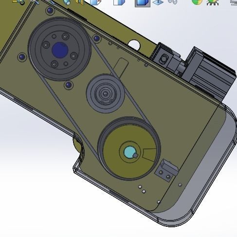 rotating mechanism 3D model_1