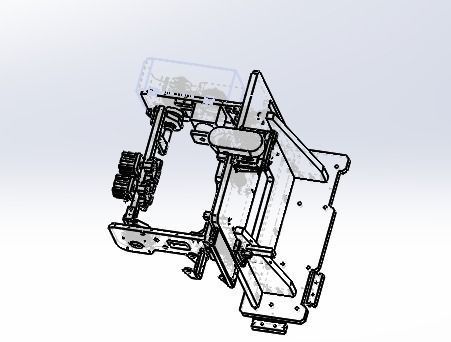 rotating mechanism 3D model_2
