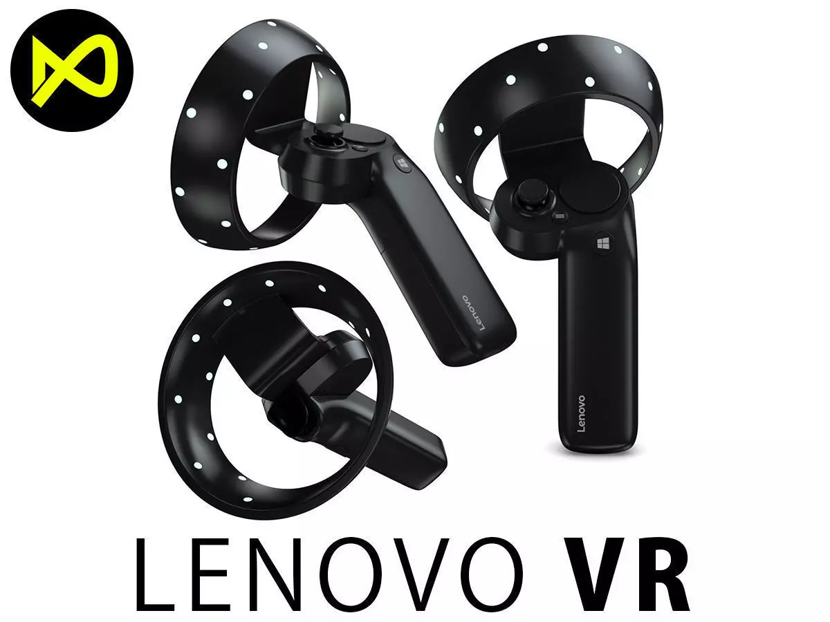 Lenovo Windows Mixed Controllers 3D model_0