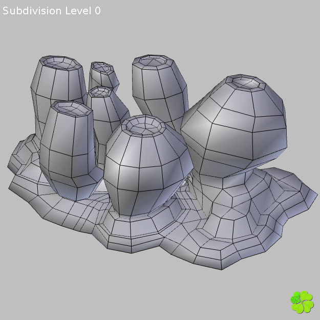 Antennarius low-poly with custom textures Low-poly 3D model_37