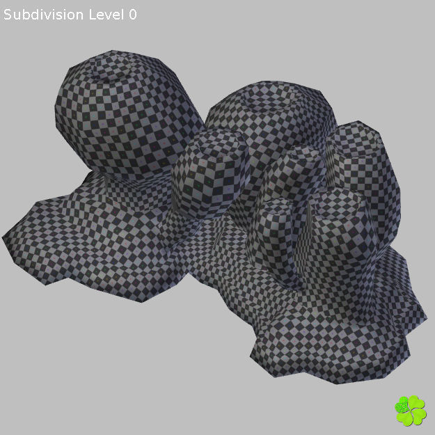 Antennarius low-poly with custom textures Low-poly 3D model_44