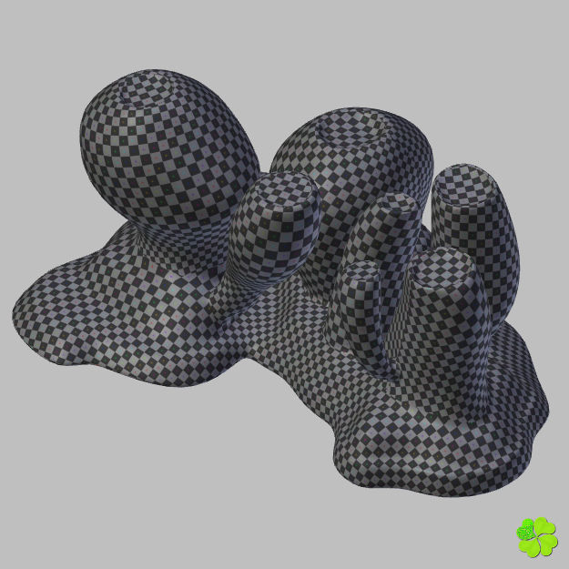 Antennarius low-poly with custom textures Low-poly 3D model_43