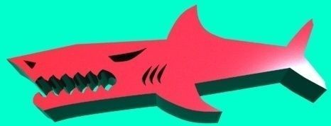 Evil Jaws 2  3D print model_1