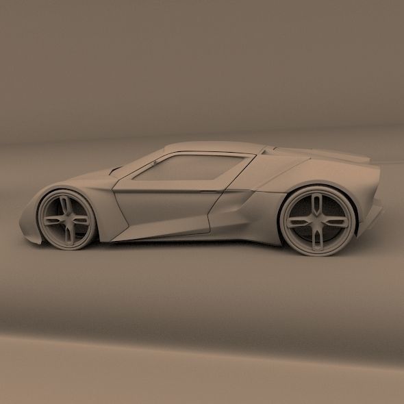 Itonox futuristic racer concept 3D model_10