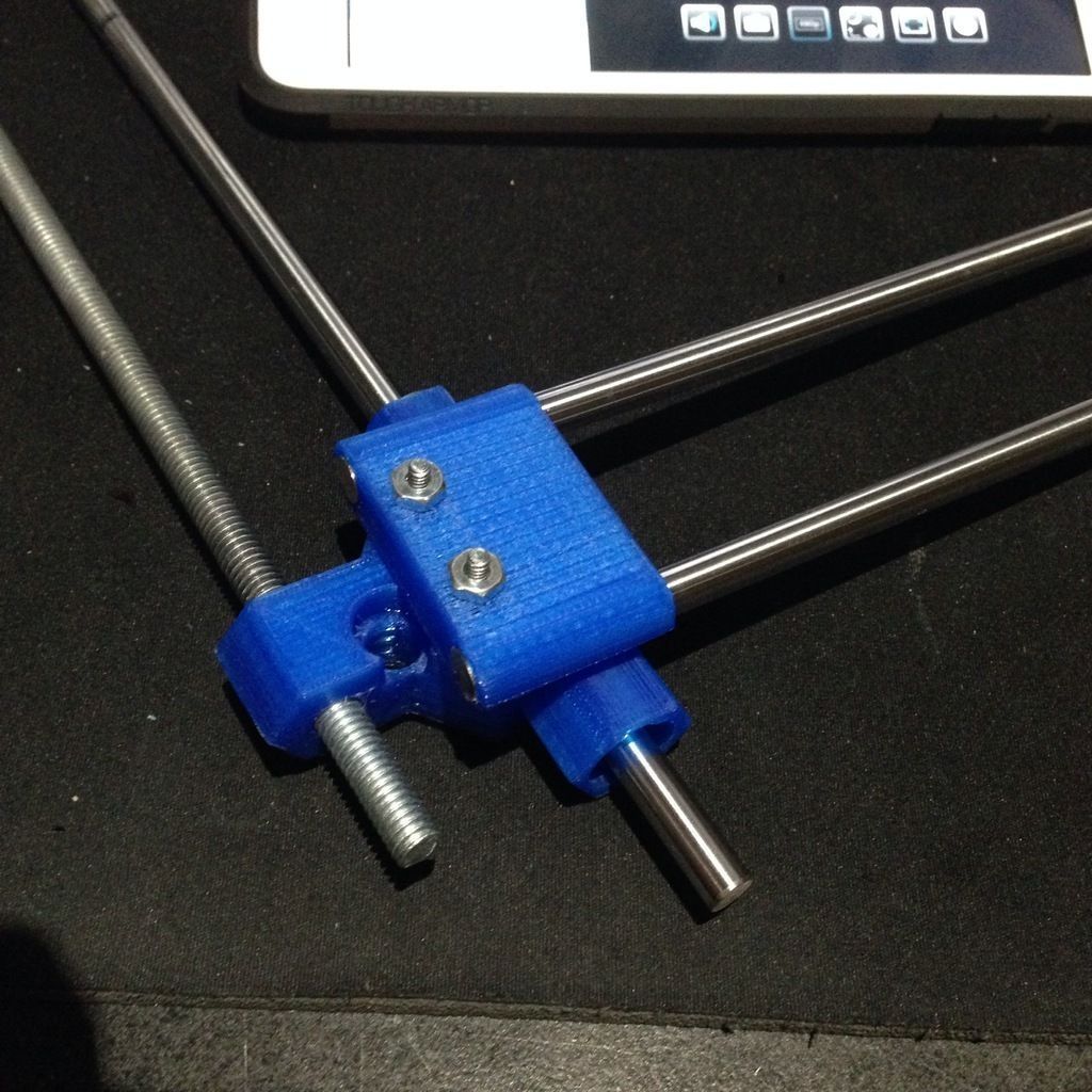 Printrbot LC V2 - Z Carraige design V1 Free 3D print model_1