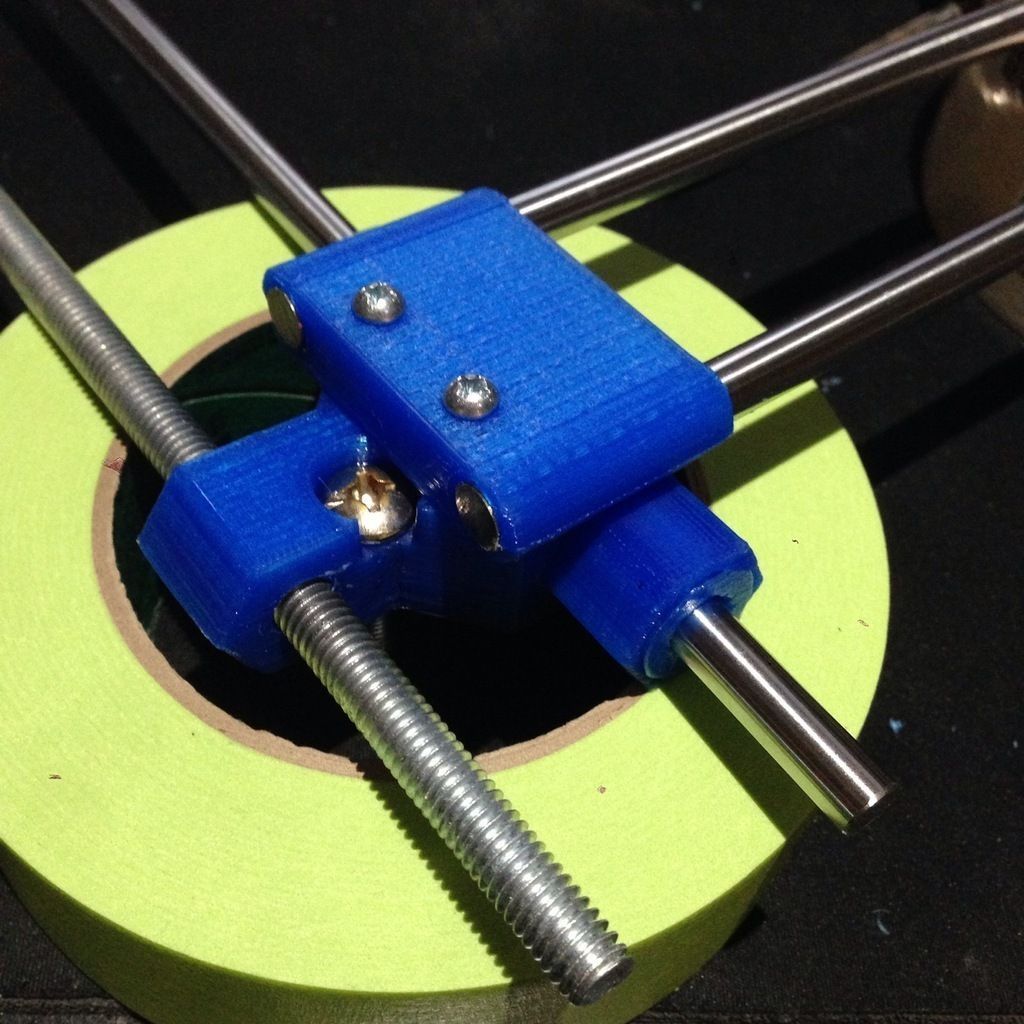Printrbot LC V2 - Z Carraige design V1 Free 3D print model_2