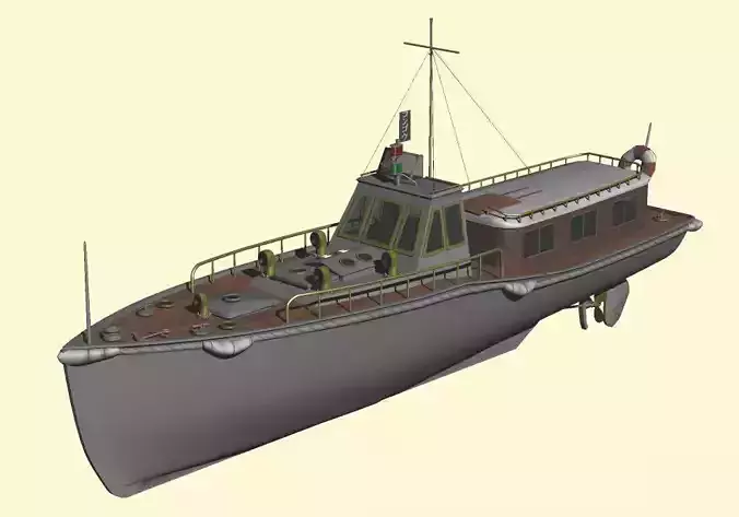 Imperial Japanese Navy 11m Secretary boat