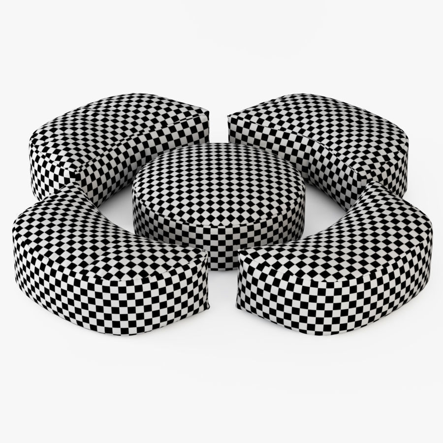 Pouf Luna 3D model_6