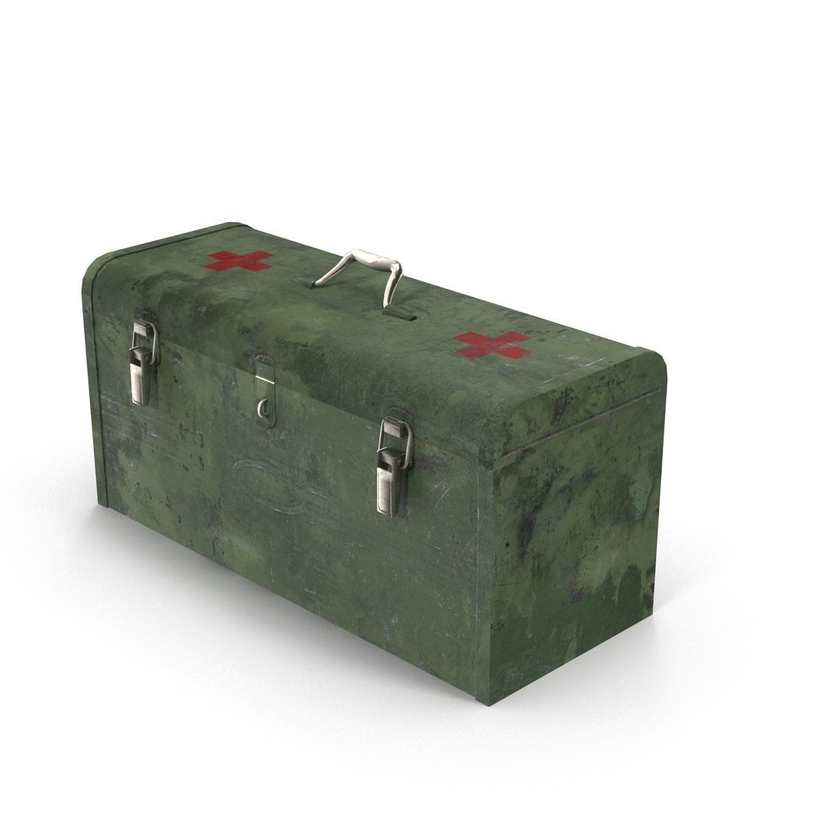 First aids kit 2 Low-poly 3D model_10