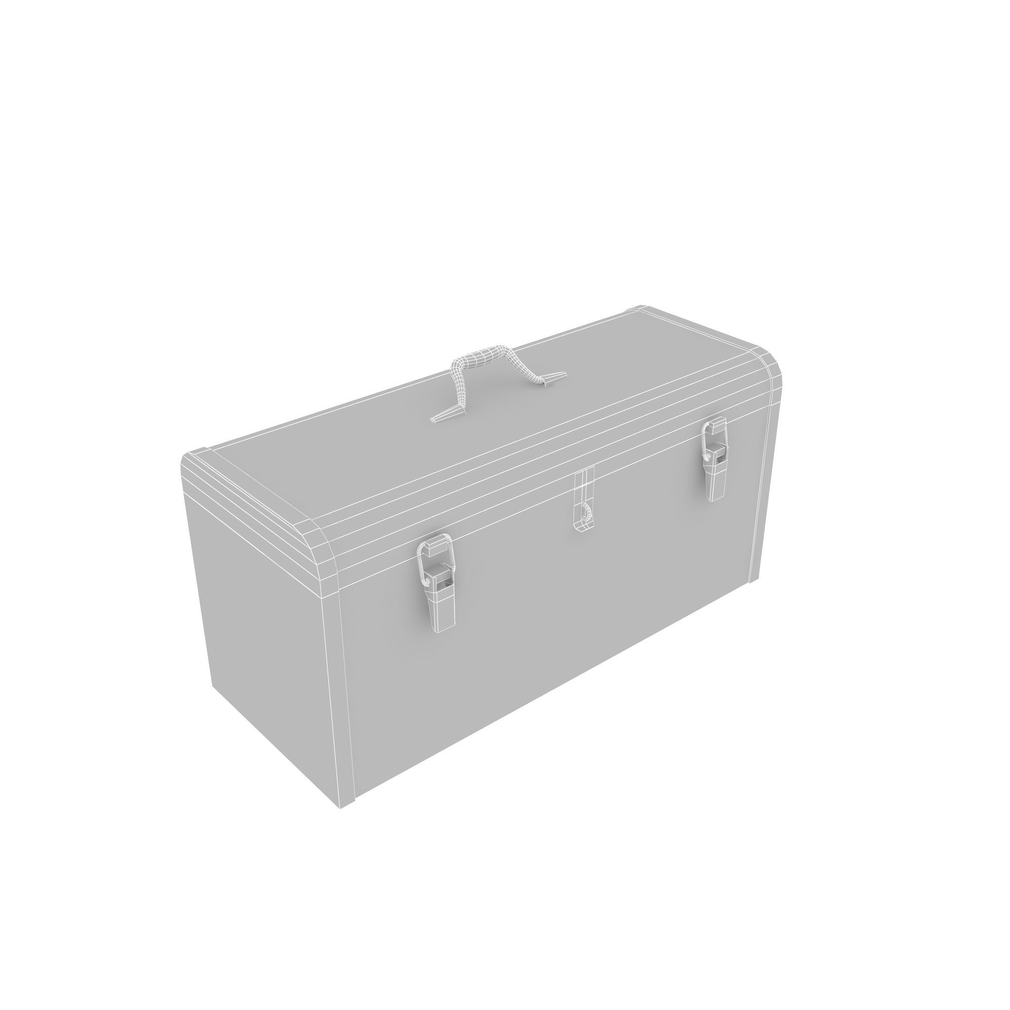 First aids kit 2 Low-poly 3D model_13