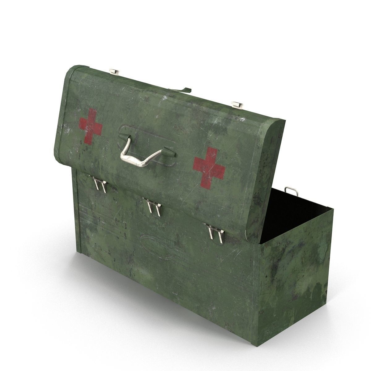 First aids kit 2 Low-poly 3D model_1