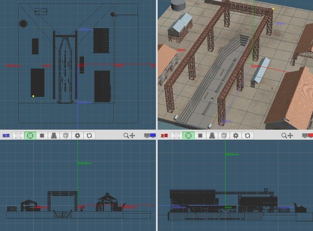 Imperial Japanese Naval Ship Yard 3D model_6