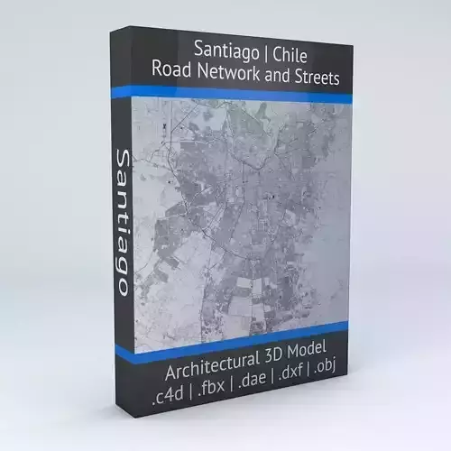 Santiago Area Road Network and Streets