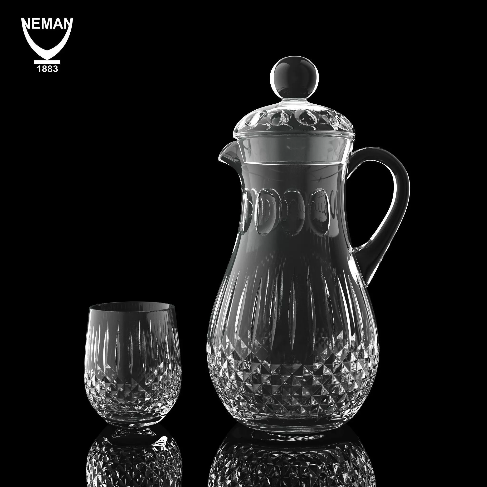 Set 6209 chinese teapot and cup Low-poly 3D model_0