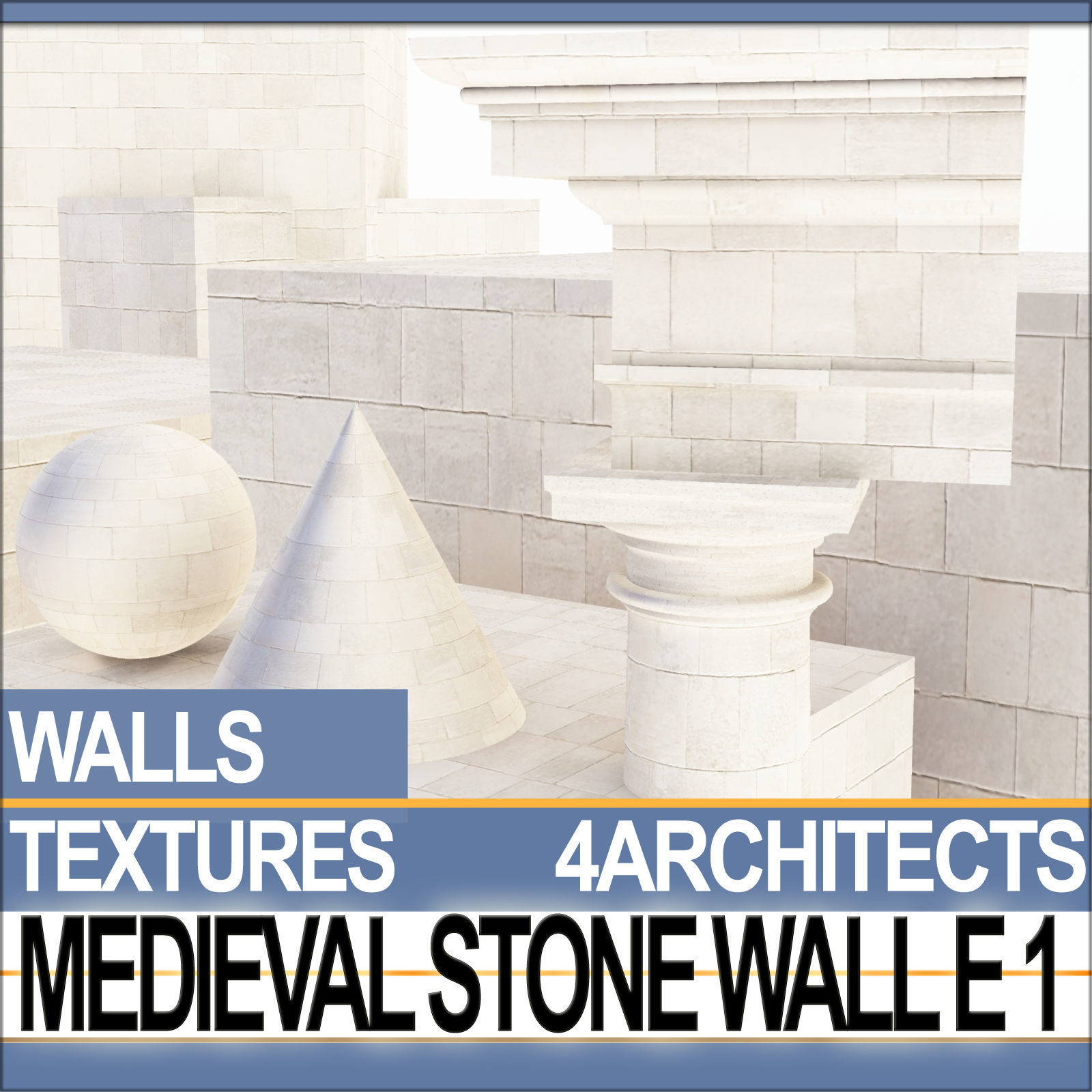 Medieval Stone Wall E 1 Texture_5