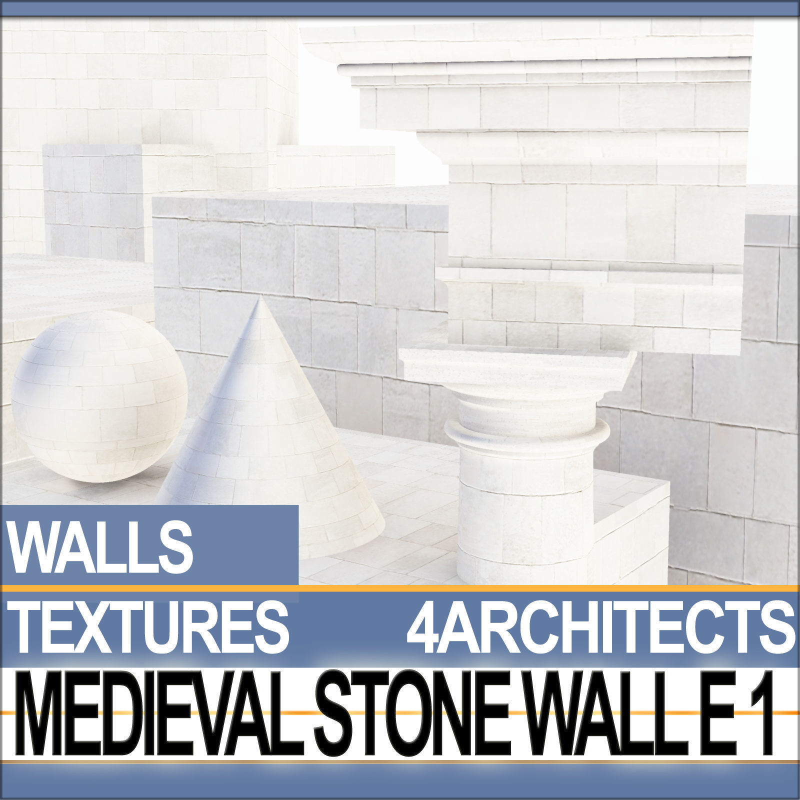 Medieval Stone Wall E 1 Texture_4