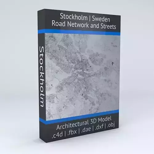 Stockholm Road Network and Streets