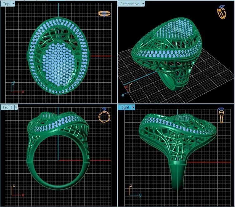 Ring R0302 3D print model_2