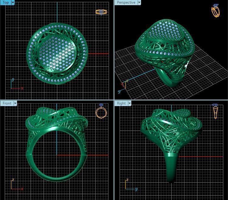 Ring R0311 3D print model_2