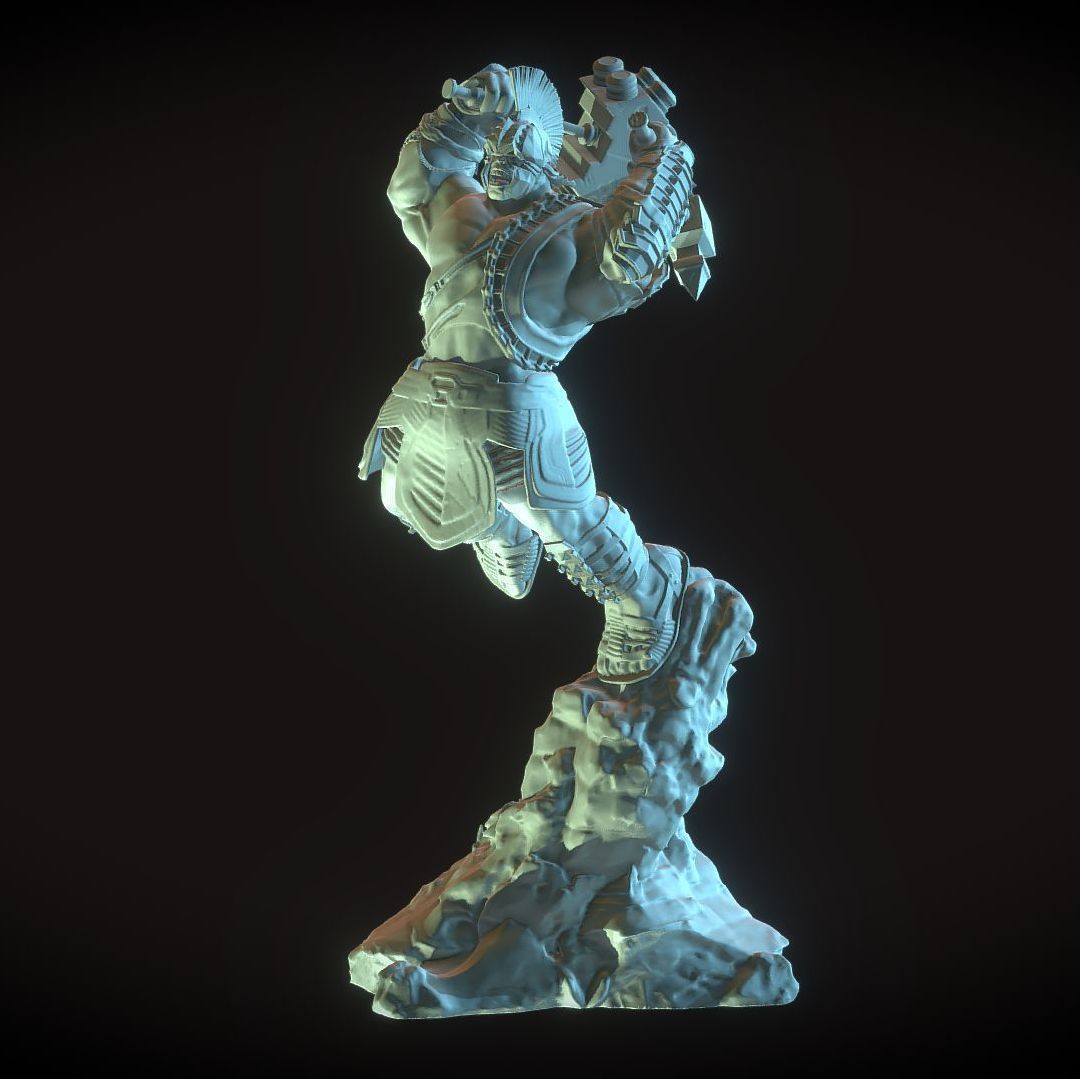 HULK FROM THOR RAGNAROK INSPIRITED MODEL V2 3D print model_2