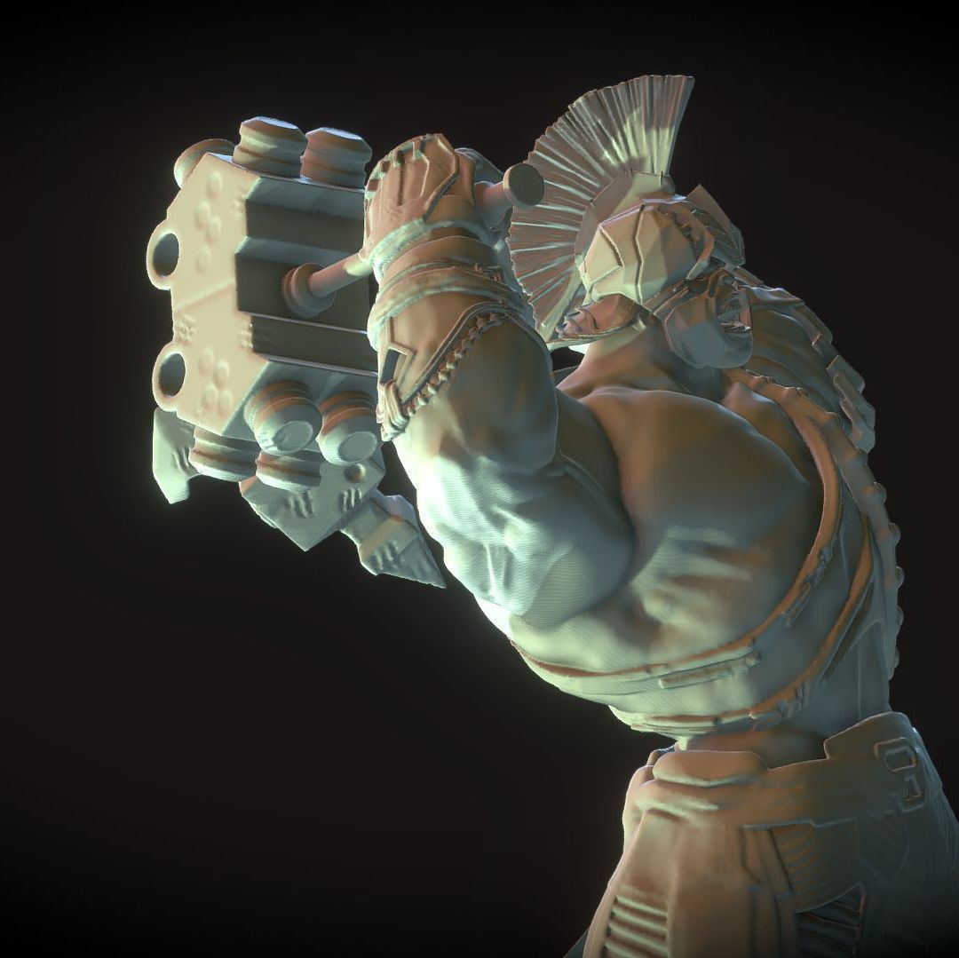 HULK FROM THOR RAGNAROK INSPIRITED MODEL V2 3D print model_11