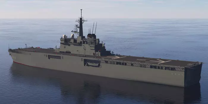 Japan Maritime Self-Defense Force LST-4002 Shimokita update 3D model