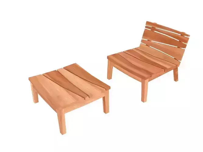 Bongcan table and chair