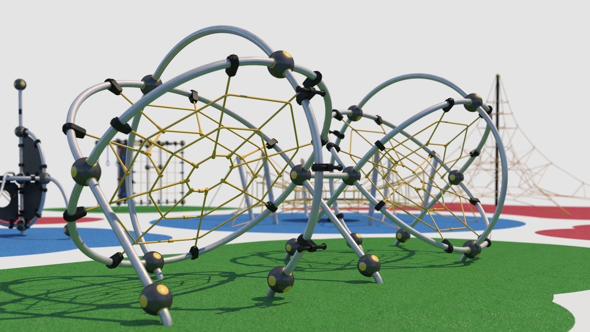 Modern playground 3D model_12