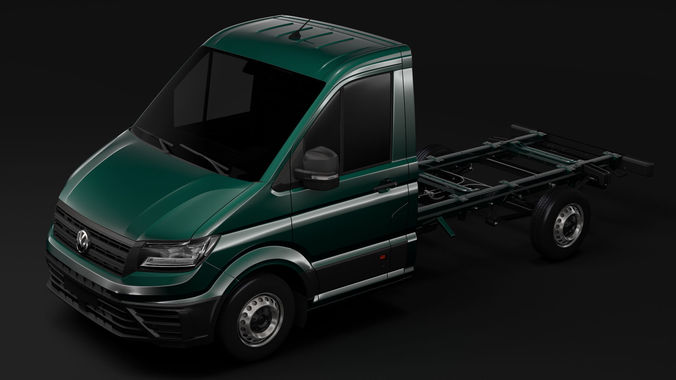 WV Crafter Chassis Single-Cab 2017 3D model