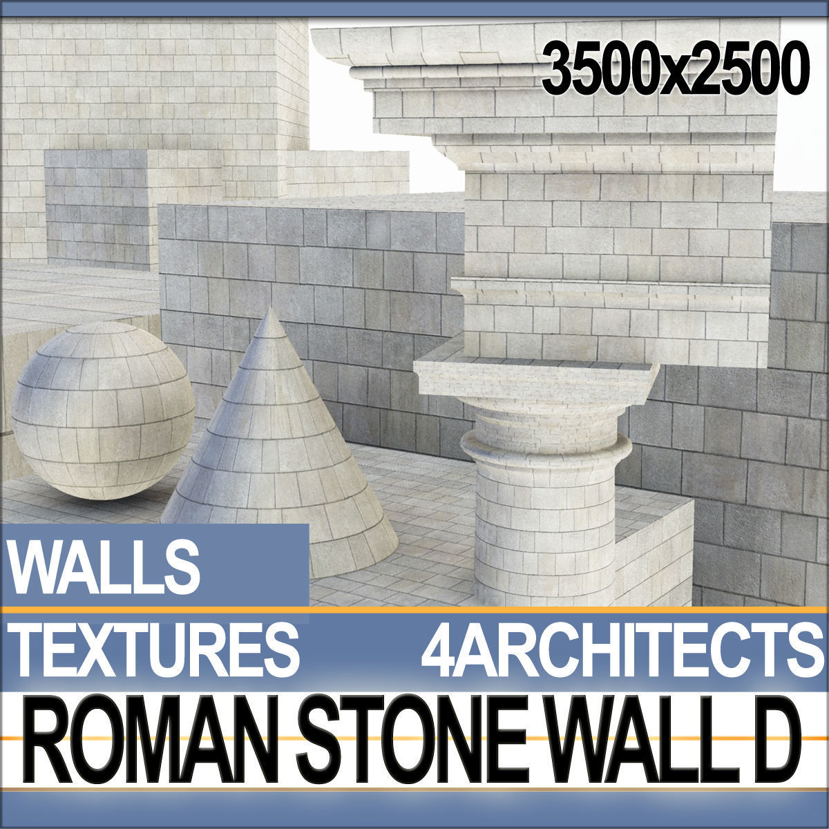 Roman Stone Wall D Texture_1