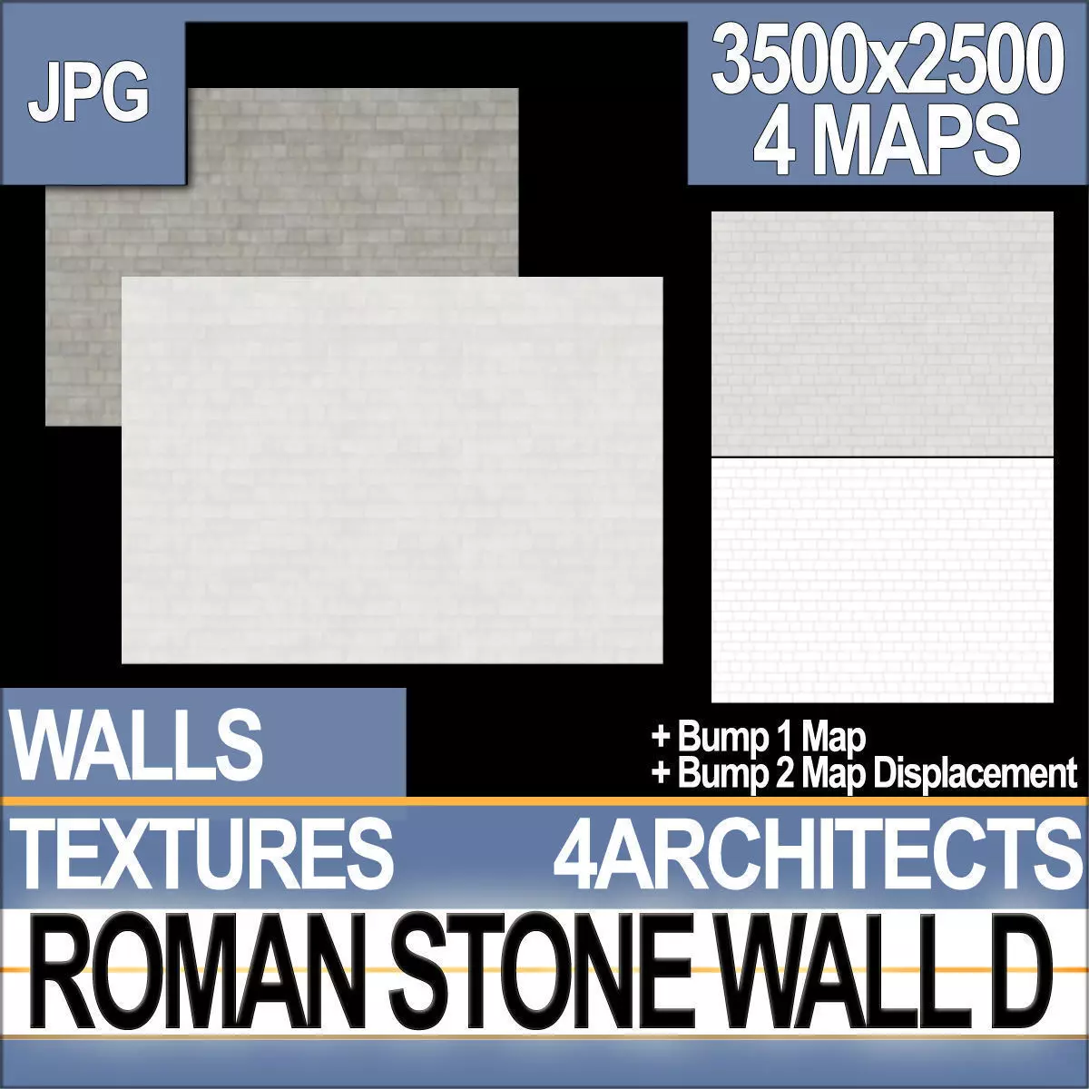 Roman Stone Wall D Texture_0