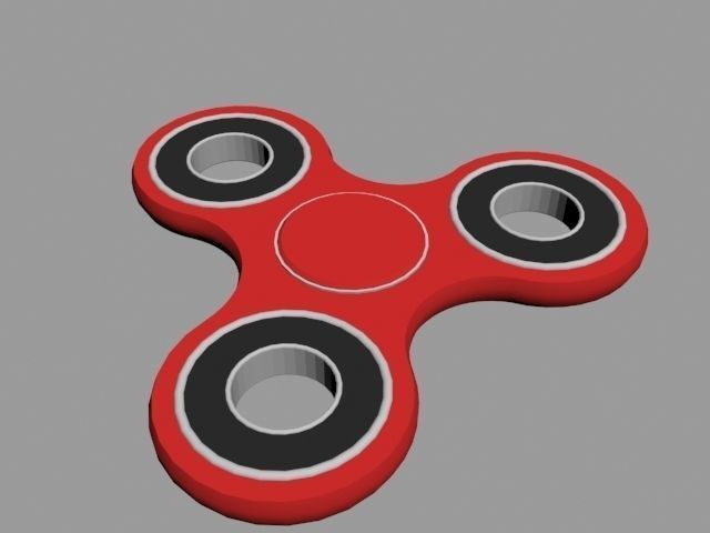 game ready spinner 3D model fidgetr Low-poly 3D model