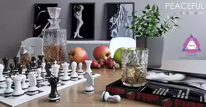 close view 3D model