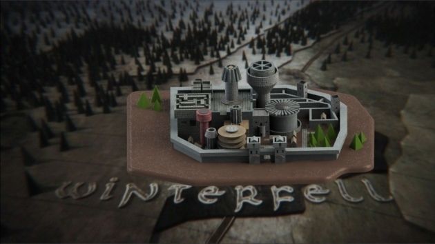 3D PRINT Winterfell House of Stark Game of Thrones Castle Model 3D print model_8