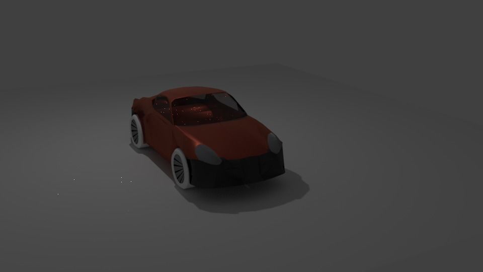 gaming car 3D model_1