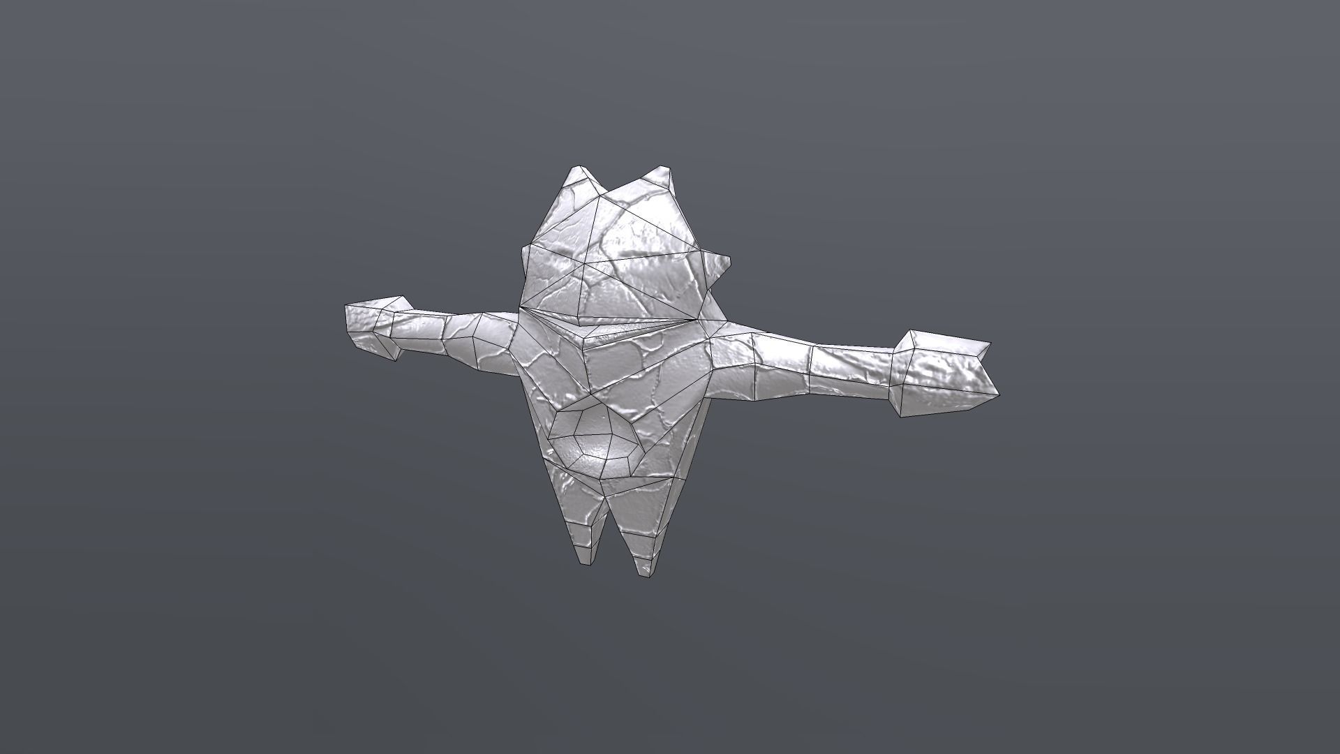 Sich LowPoly Character Low-poly 3D model_5