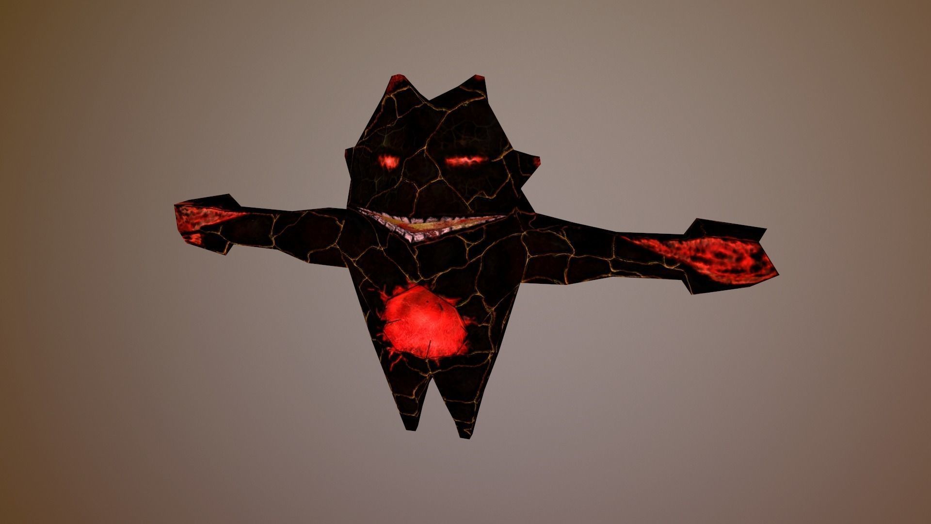 Sich LowPoly Character Low-poly 3D model_0