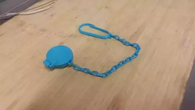 Pocket Watch and Chain Free 3D print model
