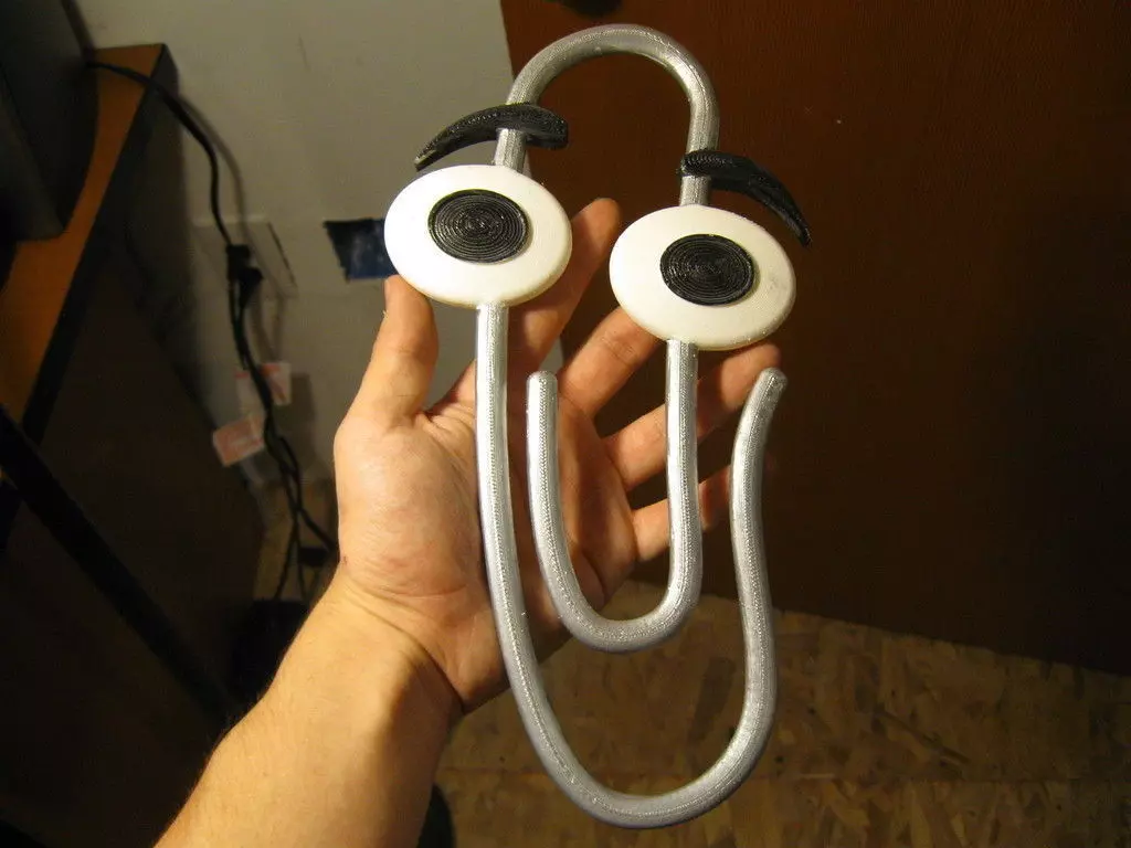 Clippy paper clip Free 3D print model_0