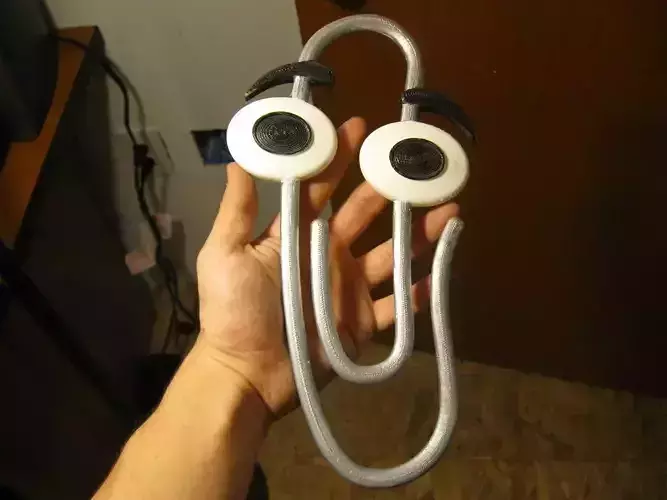Clippy paper clip Free 3D print model