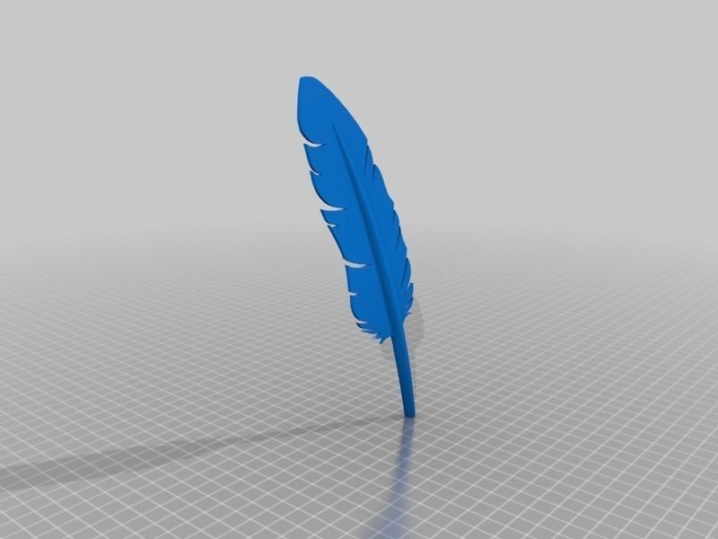 Feather Free 3D print model_2