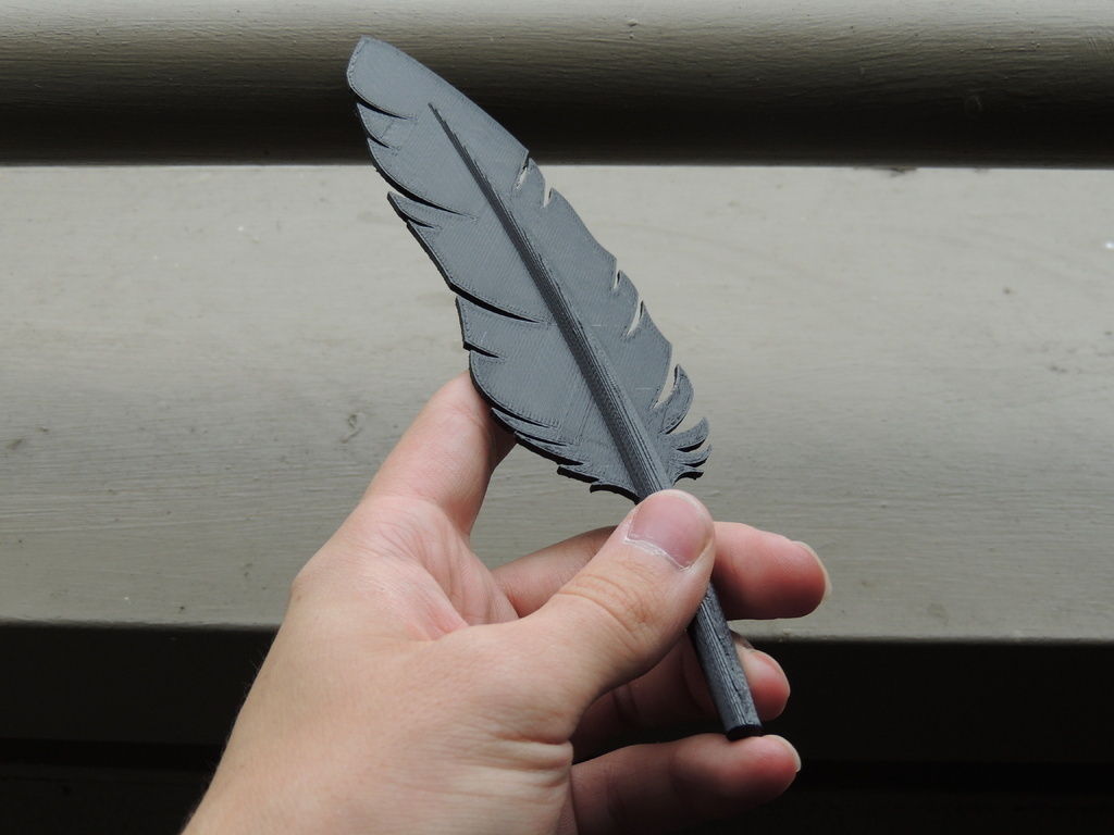 Feather Free 3D print model_1