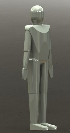 wood man 3D print model