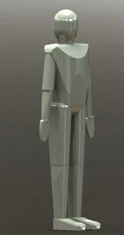 wood man 3D print model