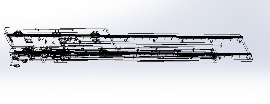 Ultra long stroke slide rail module-fine tuning 3D model_5