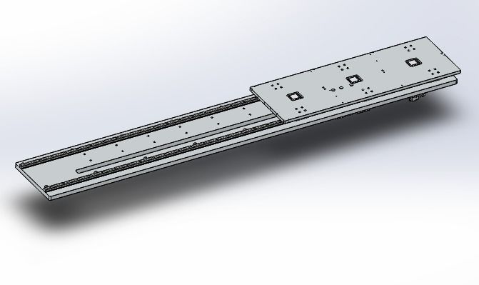 Ultra long stroke slide rail module-fine tuning 3D model_6