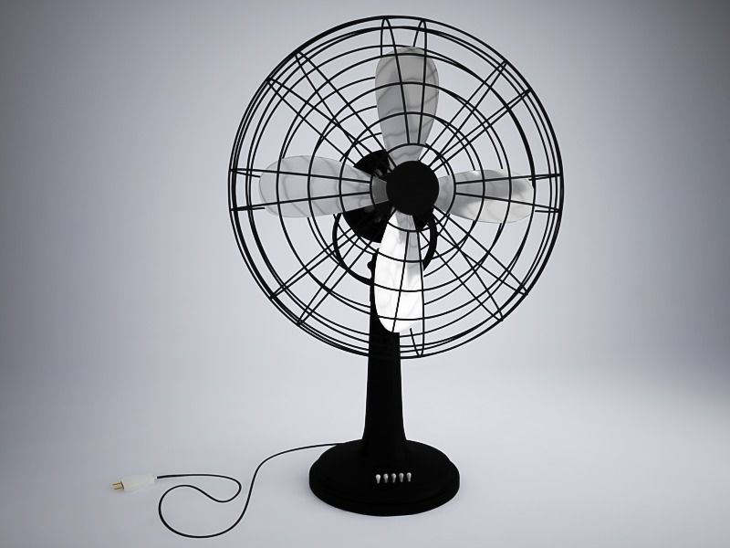 electric fan 3D model_0