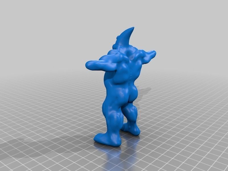 Body Builder Patrick Star Free 3D print model_3