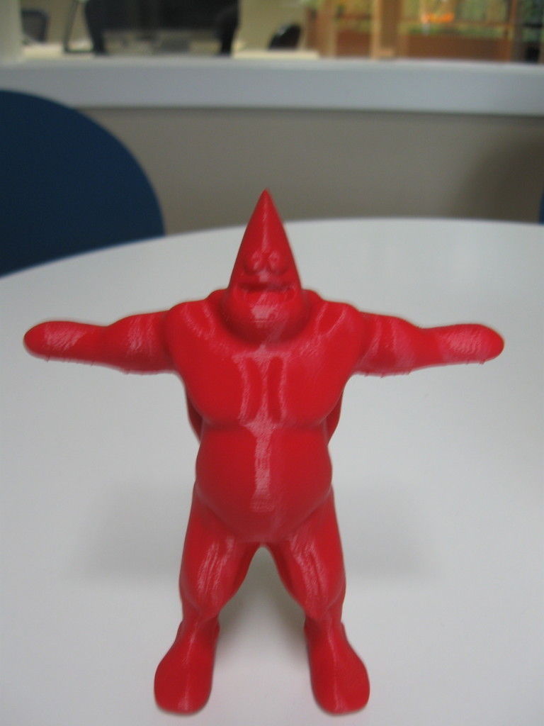Body Builder Patrick Star Free 3D print model_2