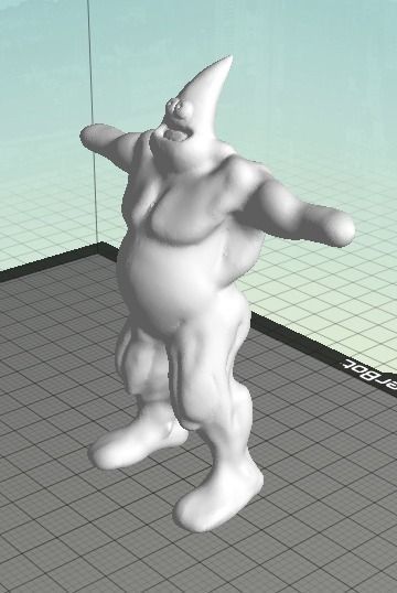 Body Builder Patrick Star Free 3D print model_5